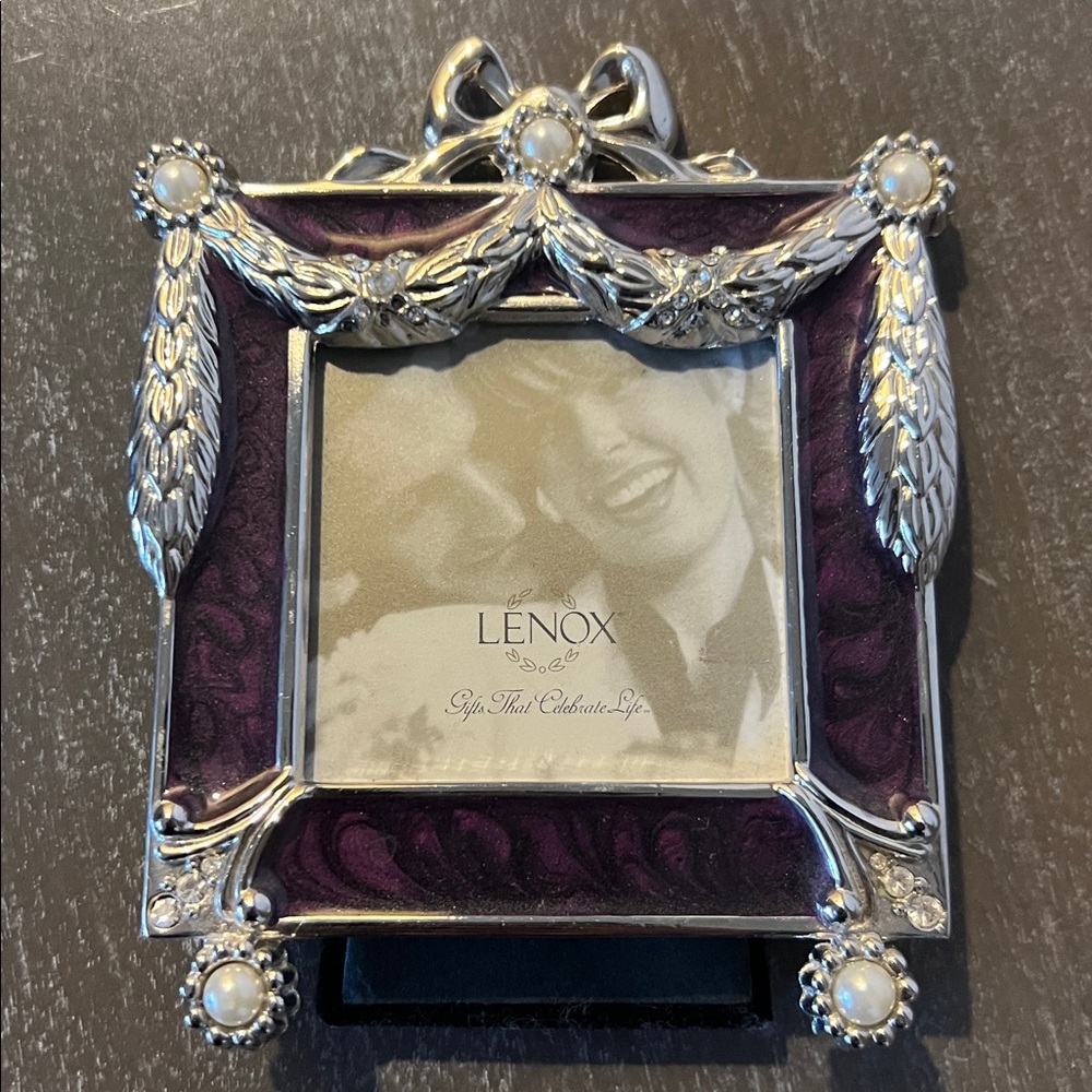 Lenox Ornate Purple and Silver Frame